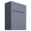 Briefkasten Base Grau Metallic