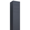 Briefkastenanlage Monolith for Three Anthrazit