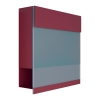 Briefkasten Manhattan Special Blue Rot mit blauer Acrylplatte