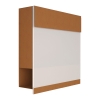 Briefkasten Manhattan Special White Rost mit Weißer Acrylplatte