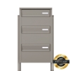 Briefkastenanlage Oliveto for Three in Grau