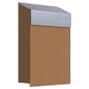 Briefkasten Baby Box Rost mit Edelstahlklappe