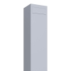Standbriefkasten Monolith Weiß