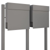 Briefkastenanlage Manhattan for Two Grau Metallic