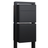 Briefkastenanlage Soprano for Two Schwarz
