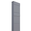 Briefkastenanlage The Box for Two Grau Metallic