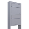 Briefkastenanlage Elegance for Two Grau Metallic