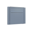 Zaunbriefkasten Latina in Grau Metallic