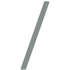 Zeichen Slash modern ''/'' - 245 mm in Grau Metallic