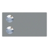 Türklingel Oblong for Two Grau Metallic