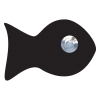Türklingel Fisch Schwarz