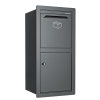Einbau-Paketbox Larino in Graphitgrau