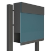 Standbriefkasten Manhattan Special Blue in Anthrazit
