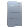Einbaubriefkasten Sora for Two in Grau Metallic