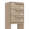 Briefkastenanlage Rotterdam for Three in Beige