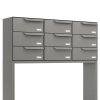 Briefkastenanlage Rotterdam for Nine in Grau metallic