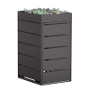 Mülltonnenbox Edgar 1er 240 Liter in Schwarz