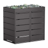 Mülltonnenbox Edgar 2er 240 Liter in Schwarz