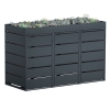 Mülltonnenbox Edgar 3er 240 Liter in Anthrazit