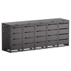 Mülltonnenbox Kim 5er 120L in Schwarz