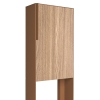 Standbriefkasten Faro Rost mit Holzdekor-Front