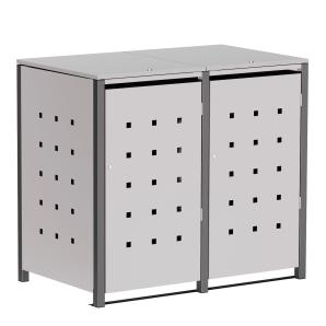 Mülltonnenbox Wilhelm 2er - 240 Liter