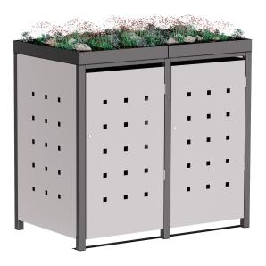 Mülltonnenbox Anna 2er - 120 Liter