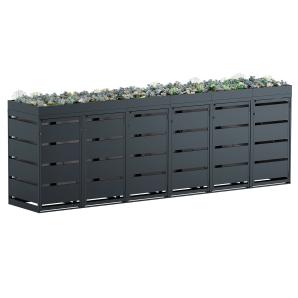 Mülltonnenbox Egon 6er 120 Liter