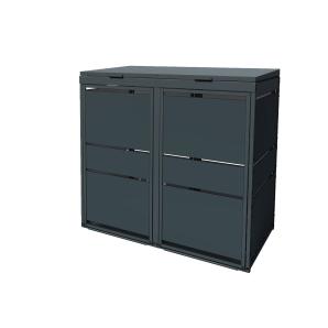 Mülltonnenbox Oskar 2er 120 Liter
