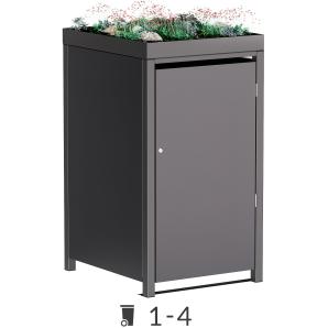 Mülltonnenbox Tilda mit Pflanzdach - 240 Liter
