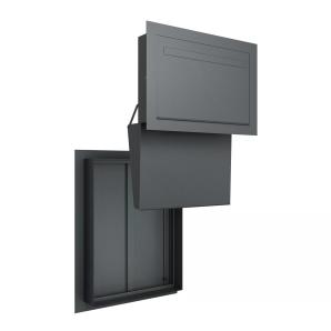 Paketbriefkasten Windsor in 3 Größen | rückseitige Entnahme