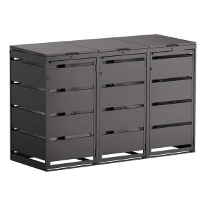 Mülltonnenbox Kim 3er 120 Liter